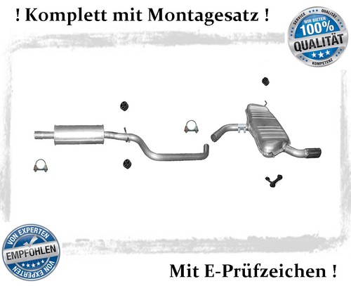 Auspuffanlage für seat altea - auspuffanlage,