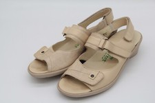 Natural Feet Sandalen Sommerschuhe Gr. 38 Echtleder beige Sandaletten