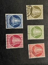 Berlin, MiNr.  82 - 86, Glocke