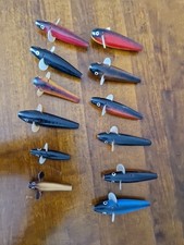 Alte Wobbler Holz verschiedene Größen 12 Stück, + einen defekten siehe Bilder 