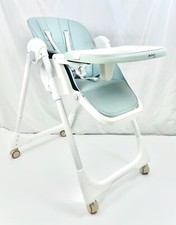 Mobiclinic Kids Hochstuhl Simba für Babys Klappbar Höhenverstellbar Gurt (Räder)