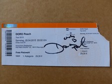 Doro pesch signed autogramm - signed,