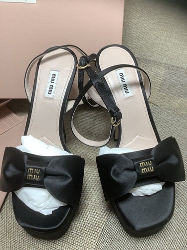 Miu plateau sandalen - plateau,