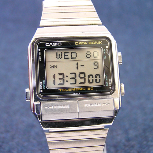 Vintage 80s casio databank - vintage,