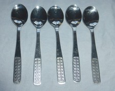 5 Teile  Besteck 5x Löffel