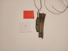 Konv1 Spur N Weiche rechts +E Antrieb geprüft  Piccolo Profigleis Fleischmann fl