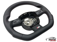 AUSTAUSCH  Lenkrad Lederlenkrad Multifunktion AUDi A6 C6 4F ABGEFLACHT S-Line