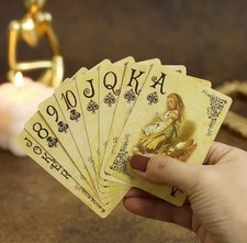 Spielkarten Im Vintage-Stil Alice Im Wunderland Poker Spielkarten Deck 52Stk
