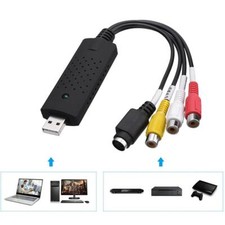 ☆USB Audio Video VHS auf DVD VCR PC HDD Konverter Adapter Capture Card