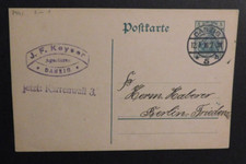 1916  PS Postcard Cover Danzig