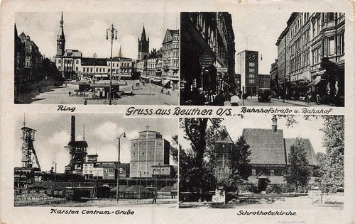 Gruss aus beuthen bahnhof - gruss,