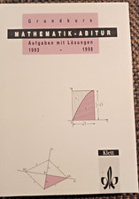 Mathematik-Abitur-Aufgaben mit Lös., Grundkurs 1993 - 1998, Ba-Wü, Klett + RAR +