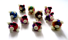 10 Stück Hergo SWIGGIE Glücksschweinchen Glücksbringer Handarbeit