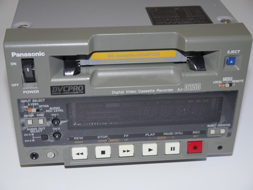 Panasonic d250e dvcpro - panasonic, aj-d250e