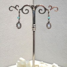 Jugendstil Opal Ohrringe