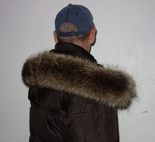 Waschbär pelz kapuzen - pelz,