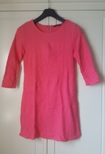 ? George. Shirt L 40/42 Tunika 3/4 Arm T-Shirt Seezucker Pink Reißverschluss 
