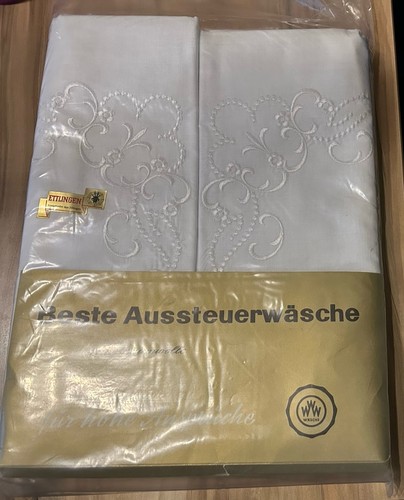 Bettwäsche weiß teilig ovp - bettwäsche, 4-teilig