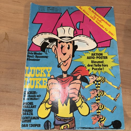 Zack comic 1972 lucky luke - 1972,
