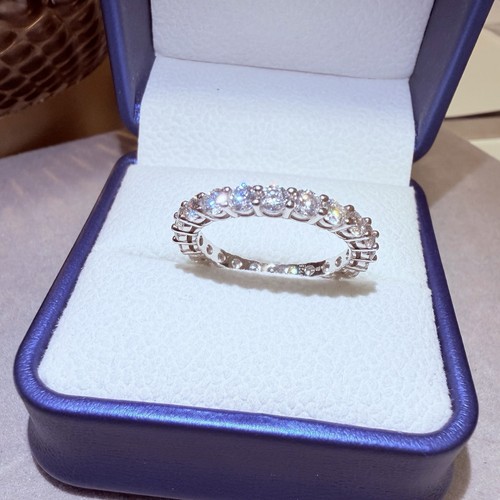 Gra moissanit memoire ring - moissanit,