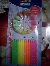 Geburtstagskerzen 24er + 12