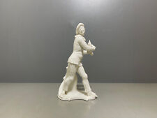 Nymphenburg Figur Pierrot mit Laterne Weiss Modell 54 Bustelli 1.Wahl H:20,7cm