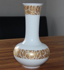 Lorenz Hutschenreuther Vase mit Gold-Dekor Hans Achtziger H=24cm