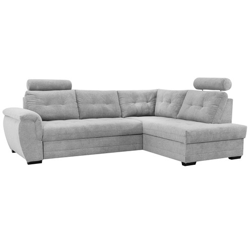 Ecksofa lightgrey - lightgrey,