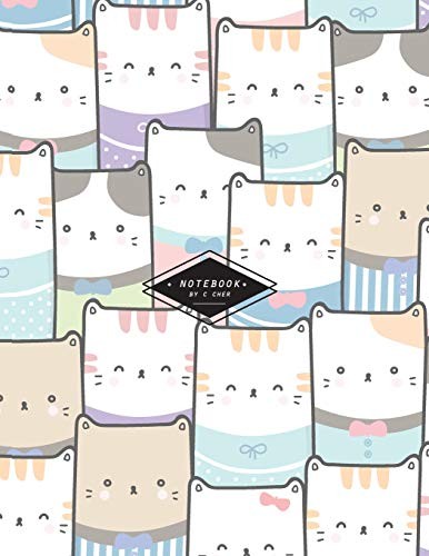Notebook cute cats cover - notebook:,