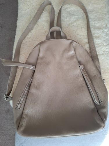 Leder tagesrucksack taupe neu - tagesrucksack,