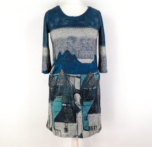 Lulu paris blau grau - grau, tunika