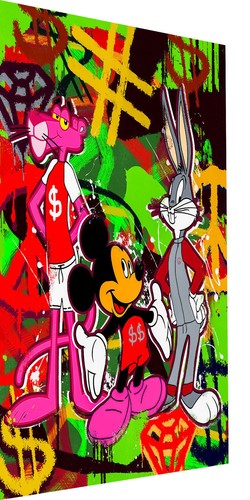 Leinwand bilder micky bugs - leinwand,