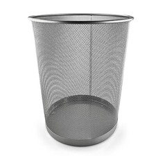 1 Stück Papierkorb Metallnetz