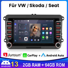 Android13 Autoradio Für VW GOLF 5 6 Passat 3C Polo 6R mit GPS Nav WIFI RDS 2+64G
