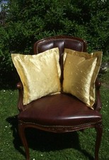 2er Set Dekokissen (Hülle mit kompl. Füllkissen) 40x40 cm  Zierkissen  gecrasht