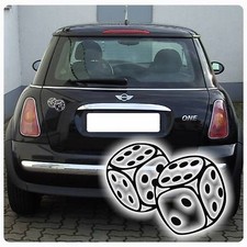 Würfel Dice Aufkleber Autoaufkleber Sticker Rockabilly Retro Oldschool  A016 