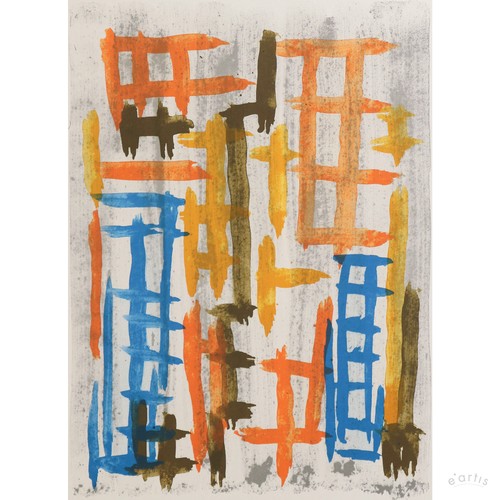 Günther förg farblithografie - fÖrg,