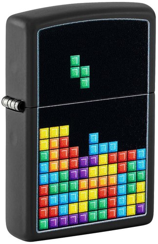 Zippo schwarz color - color, blocks