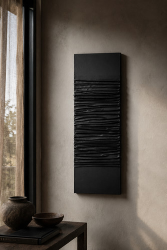 Schwarzes strukturbild 40x120 - strukturbild,