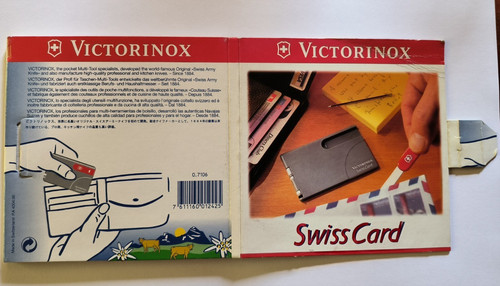 Victorinox swisscard multitool - swisscard,
