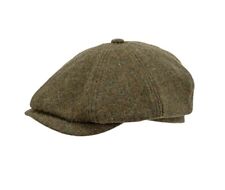 Schiebermütze BAKERBOY Shetland Gr.59 style schilf/grün flatcap