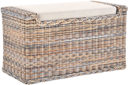 Rattan wäschesortierer - rattan,