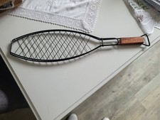 GRILLKORB FISCH METALL SCHWARZ BBQ