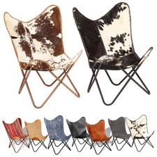 Echt-Leder Sessel Butterfly