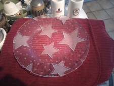 Weihnachtsteller mit Sternen Motiv