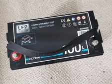 ECTIVE LC 100L 12V LiFePO4 Lithium Versorgungsbatterie 100Ah Solar Speicher NEU