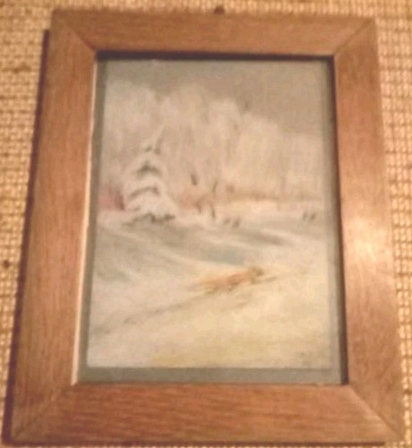Kleines gerahmtes aquarell - kleines,