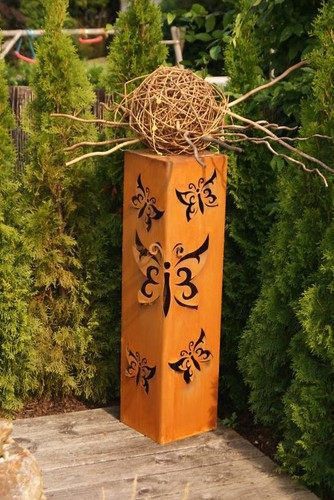 Säule schmetterling edelrost - säule,