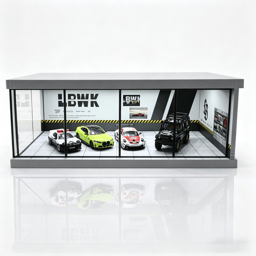 Diorama diecast garage - de,