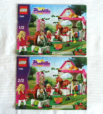 LEGO 7585 Belville Pferdestall - Bauanleitungen 1 + 2